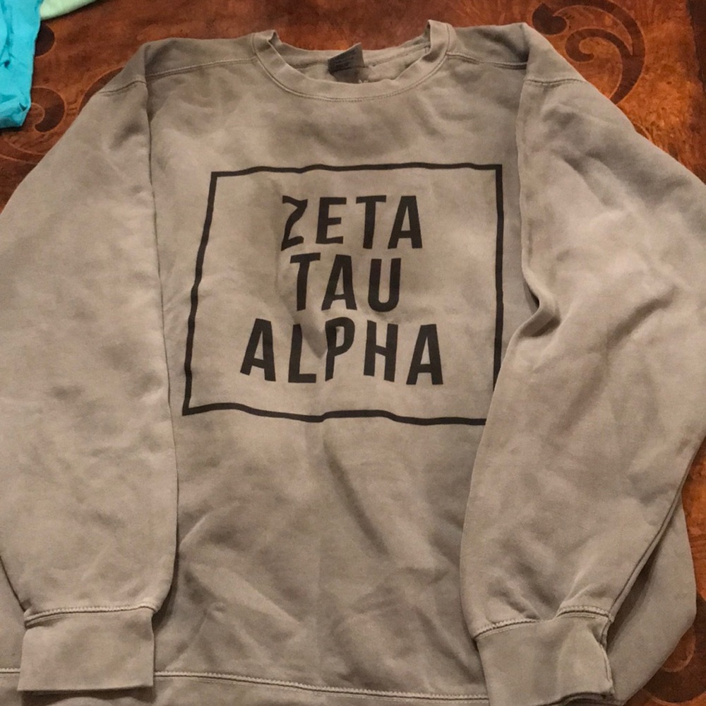 Zeta tau alpha comfort colors hoodie